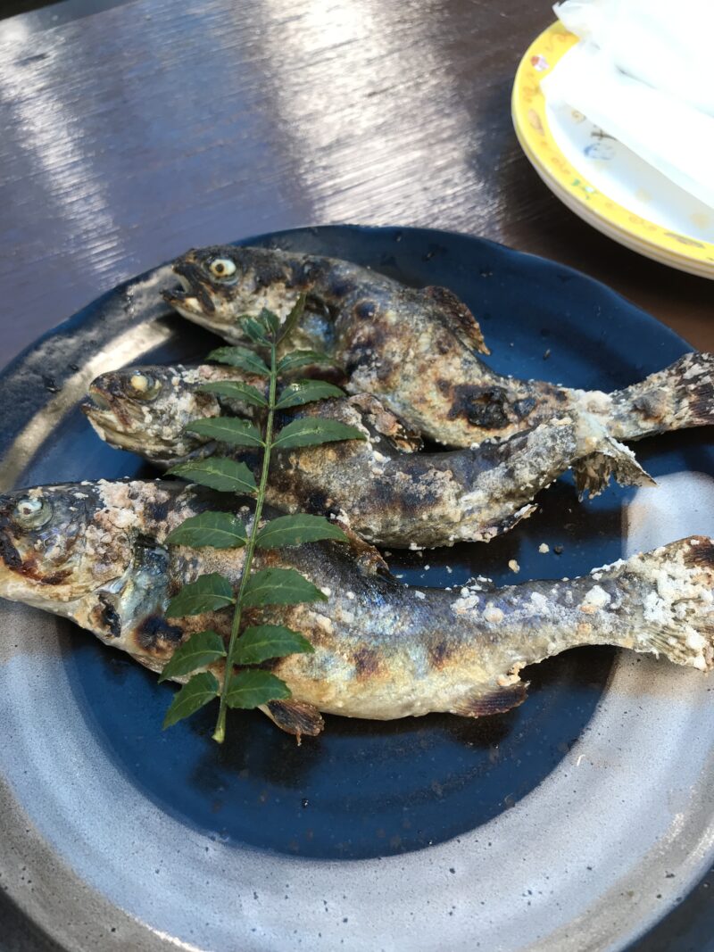 登川フィッシングパーク焼き魚